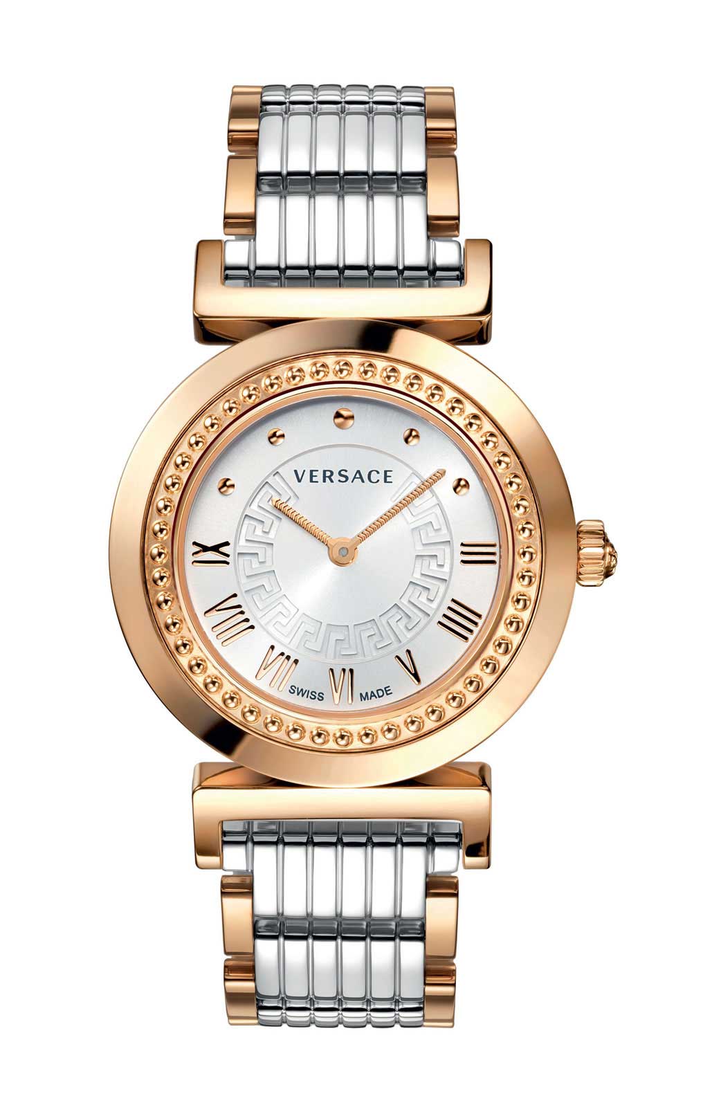 Versace QUARTZ watch 762.3 TWO TONE BRACELET WITH BUTTERFLY BUCKLE - Click Image to Close